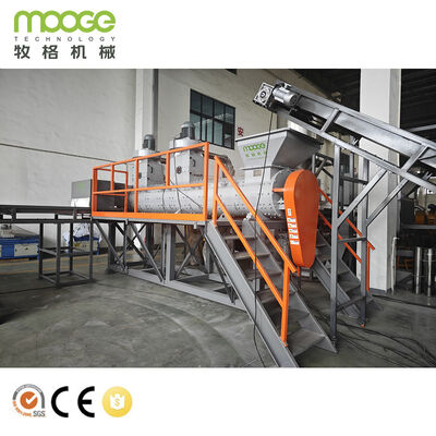 High Efficiency PET Bottle Washing Line for Waste Plastic Bottles Recycling with Crushing Washing and Drying System
