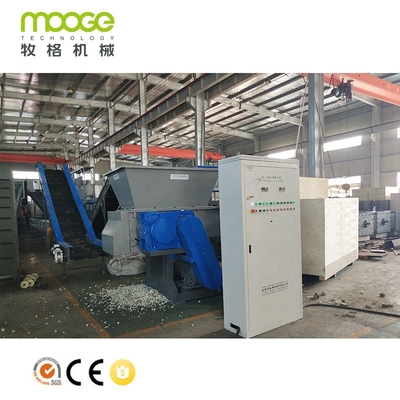 Máquina de trituração de resíduos de plástico de eixo único 200 kg/h Granulador