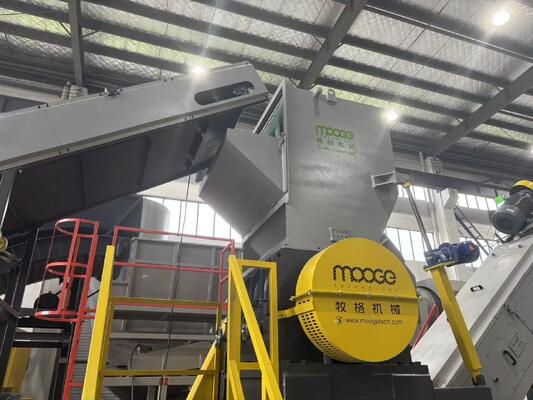 Máquina Trituradora de Garrafas Plásticas de PP PE PET de Alta Capacidade Equipamento Industrial de Reciclagem de Plástico