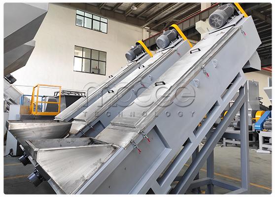 Linha de trituração de resíduos de máquinas de lavagem e trituração de resíduos 8