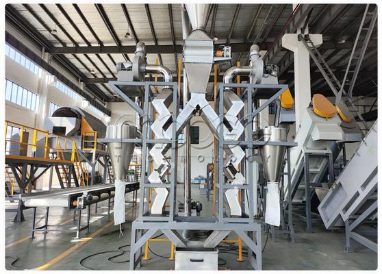 Linha de trituração de resíduos de máquinas de lavagem e trituração de resíduos 17