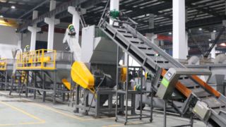 linha de lavagem de plástico rígido pe pp abs